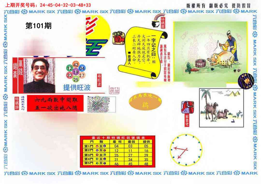 101期特码王(信封)[图]